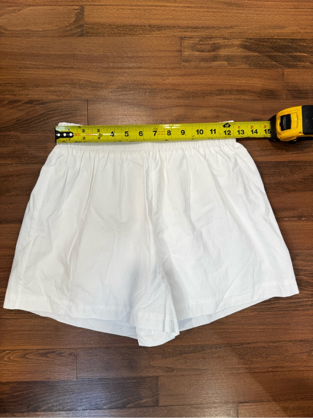 Commense Cream Pleated Square-Neck Top and Matching Shorts Set - Picture 3 of 7
